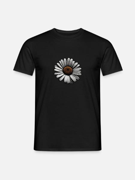 Daisy Sillouetthe - Men's T-Shirt - black