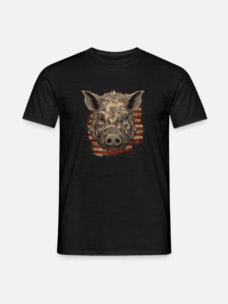 Hog Hunter - Men's T-Shirt - black