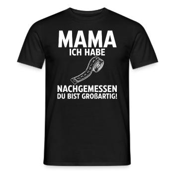 Mutter Muttertag Mama - Männer T-Shirt - Schwarz - Vorne - AI Model Male 178 light (178cm)