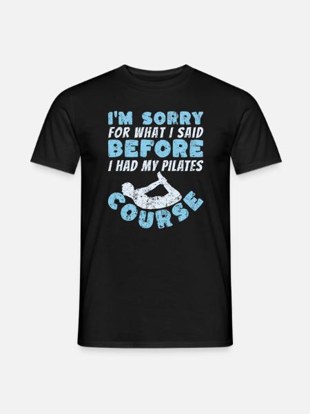 Pilates Exercises - Men's T-Shirt - black