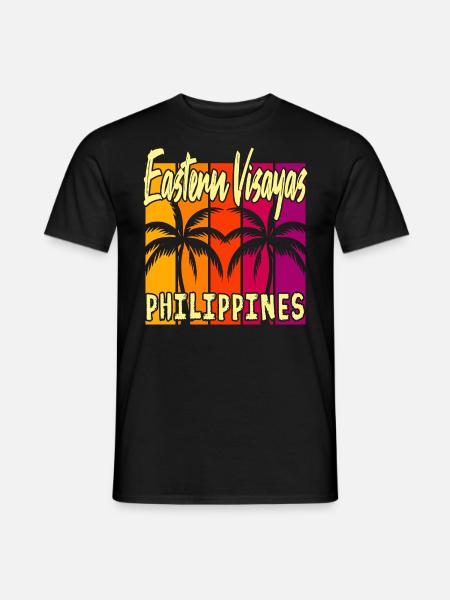 Sonnenuntergang in den Eastern Visayas - Männer T-Shirt - Schwarz