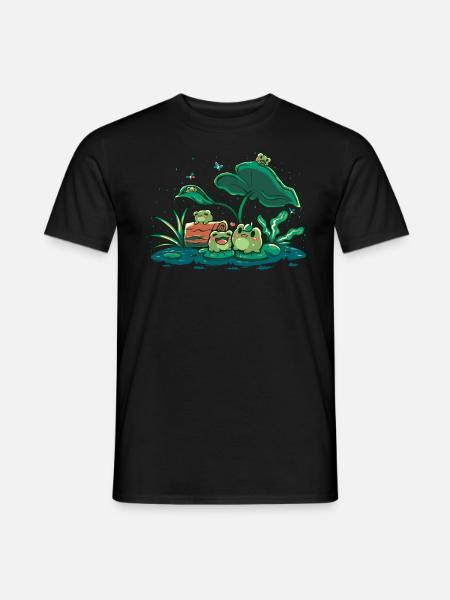 Froggy Friends - Men's T-Shirt - black