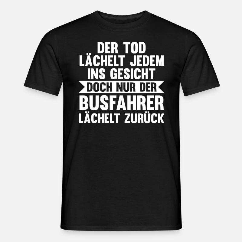 Bus Busfahrer - Männer T-Shirt - Schwarz