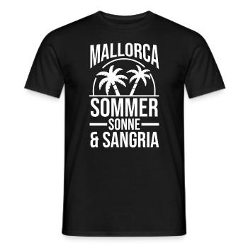 Party Urlaub Mallorca - Männer T-Shirt - Schwarz - Vorne - AI Model Male 178 light (178cm)