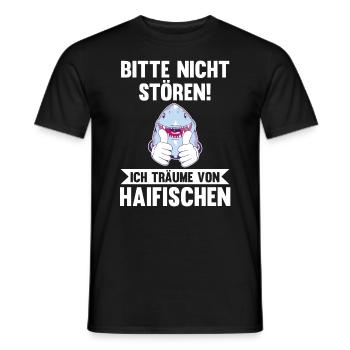 Fische Haifisch - Männer T-Shirt - Schwarz - Vorne - AI Model Male 178 light (178cm)
