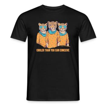 Cooler than you can imagine - Men's T-Shirt - black - Front - AI Model Male 178 light (178cm)
