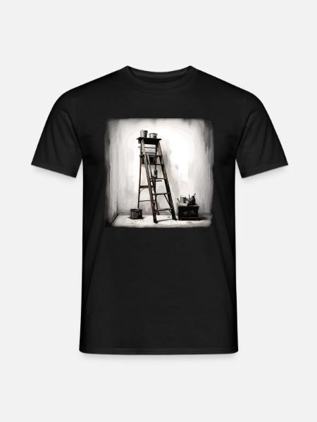 Painter's Passion - Kunst- Und - Männer T-Shirt - Schwarz
