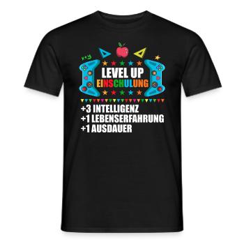 Erste Klasse Einschulung Erstklässler Schulkind - Männer T-Shirt - Schwarz - Vorne - AI Model Male 178 light (178cm)