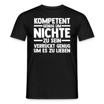 Nichte - Männer T-Shirt - Schwarz - Vorne - AI Model Male 178 light (178cm)