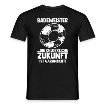 Rettungsschwimmer Bademeister - Männer T-Shirt - Schwarz - Vorne - AI Model Male 178 light (178cm)
