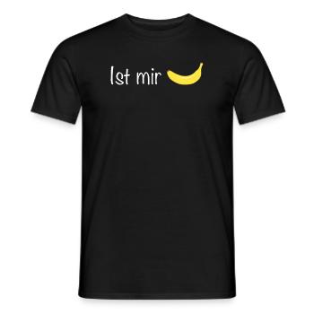 Ist mir Banane ist mir egal - Männer T-Shirt - Schwarz - Vorne - AI Model Male 178 light (178cm)