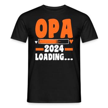 Werdender Opa 2027 - Männer T-Shirt - Schwarz - Vorne - AI Model Male 178 light (178cm)
