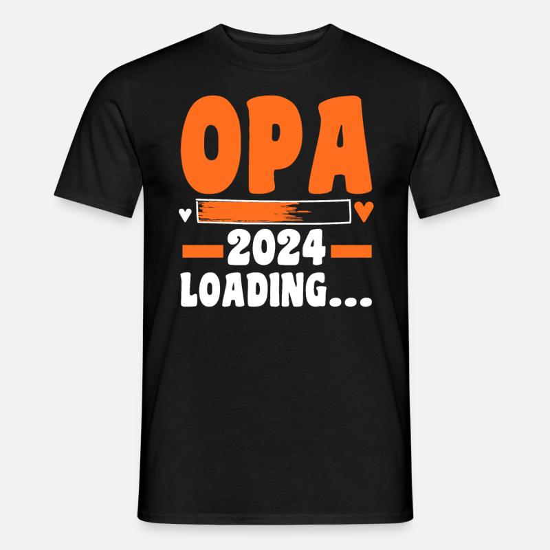 Werdender Opa 2027 - Männer T-Shirt - Schwarz