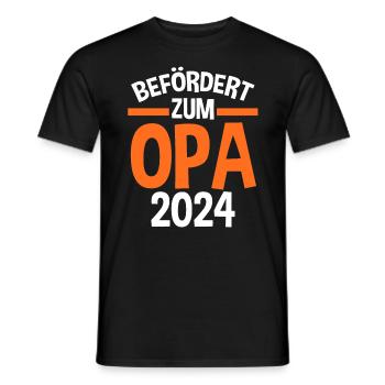 Werdender Opa 2030 - Männer T-Shirt - Schwarz - Vorne - AI Model Male 178 light (178cm)