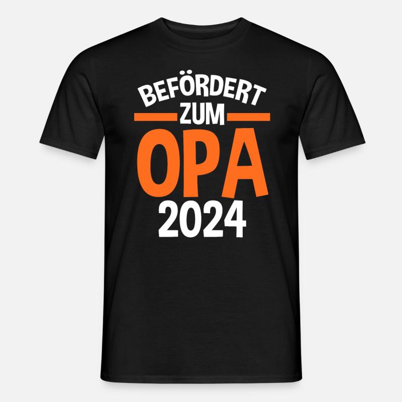 Werdender Opa 2030 - Männer T-Shirt - Schwarz