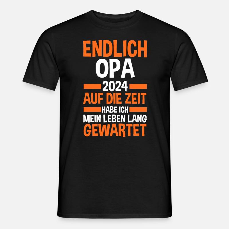 Werdender Opa 2033 - Männer T-Shirt - Schwarz