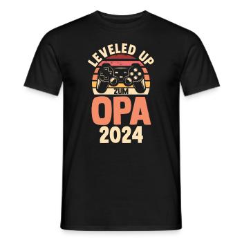 Werdender Opa 2035 - Männer T-Shirt - Schwarz - Vorne - AI Model Male 178 light (178cm)