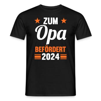Werdender Opa 2042 - Männer T-Shirt - Schwarz - Vorne - AI Model Male 178 light (178cm)