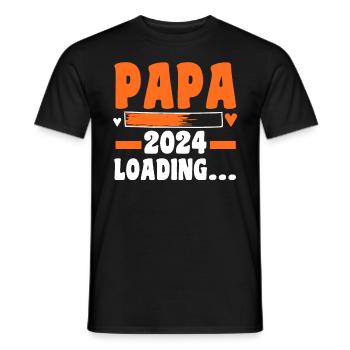 Werdender Papa 2027 - Männer T-Shirt - Schwarz - Vorne - AI Model Male 178 light (178cm)