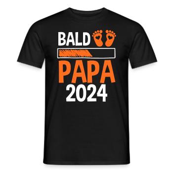 Werdender Papa 2029 - Männer T-Shirt - Schwarz - Vorne - AI Model Male 178 light (178cm)