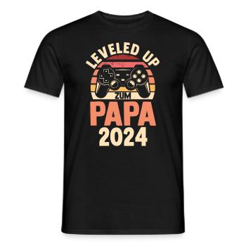 Futur papa 2035 - T-shirt homme - noir - Devant - AI Model Male 178 light (178cm)
