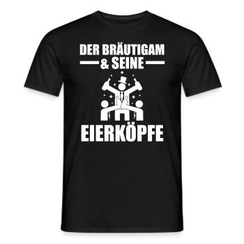 Bräutigam Junggesellenabschied - Männer T-Shirt - Schwarz - Vorne - AI Model Male 178 light (178cm)