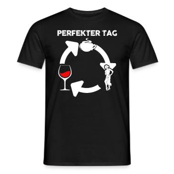 Salsa Tanz Tänzer - Männer T-Shirt - Schwarz - Vorne - AI Model Male 178 light (178cm)