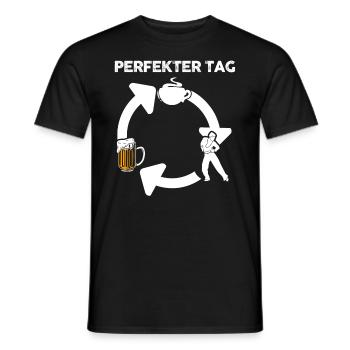 Salsa Tanz Tänzer - Männer T-Shirt - Schwarz - Vorne - AI Model Male 178 light (178cm)
