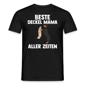 Hund Mutter Mama Dackel - Männer T-Shirt - Schwarz - Vorne - AI Model Male 178 light (178cm)
