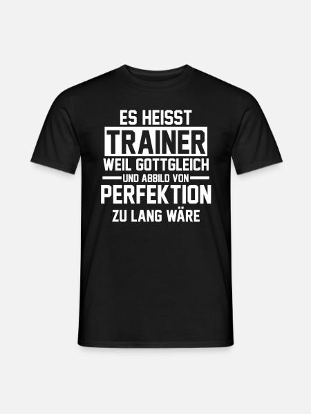 Sportmannschaft Trainer - Männer T-Shirt - Schwarz