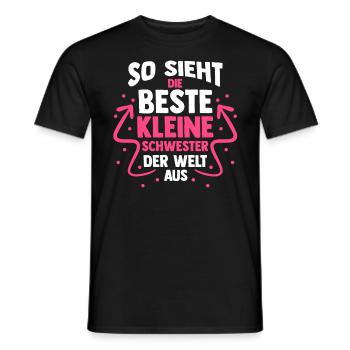 Geschwister Schwestern Schwester - Männer T-Shirt - Schwarz - Vorne - AI Model Male 178 light (178cm)