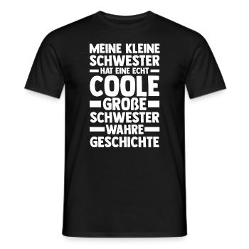 Geschwister Schwestern Schwester - Männer T-Shirt - Schwarz - Vorne - AI Model Male 178 light (178cm)
