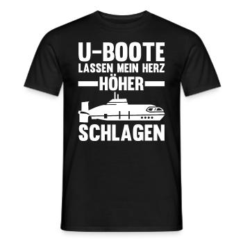 Tauchboot Unterseeboot Unterwasserboot U-Boot - Männer T-Shirt - Schwarz - Vorne - AI Model Male 178 light (178cm)