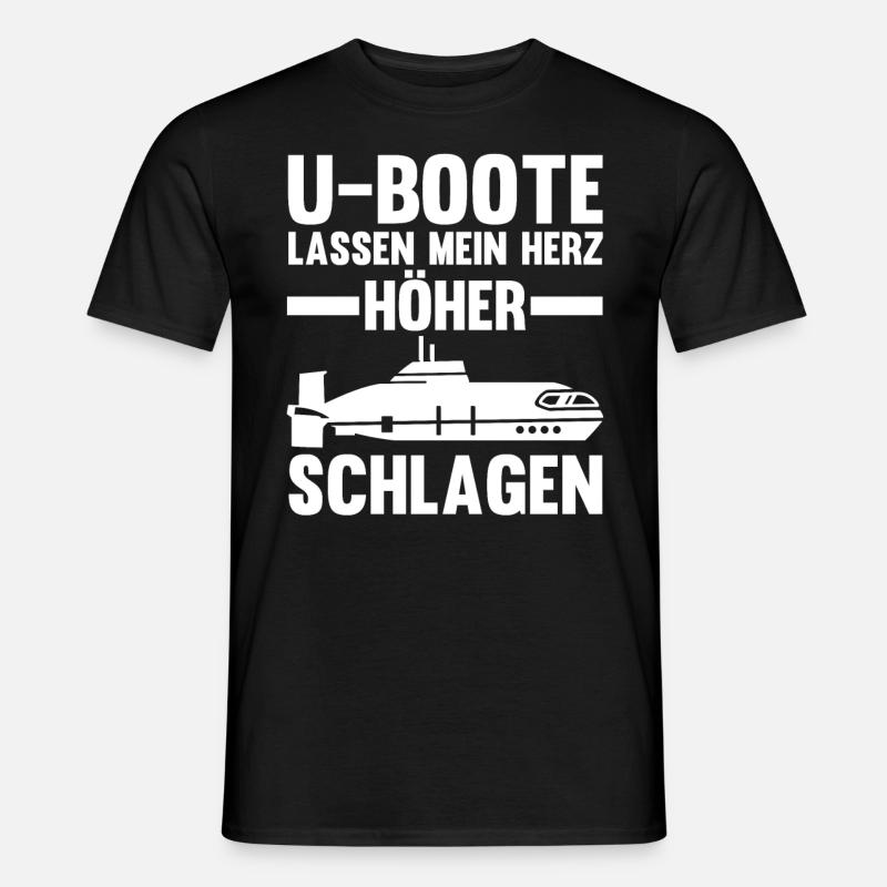 Tauchboot Unterseeboot Unterwasserboot U-Boot - Männer T-Shirt - Schwarz