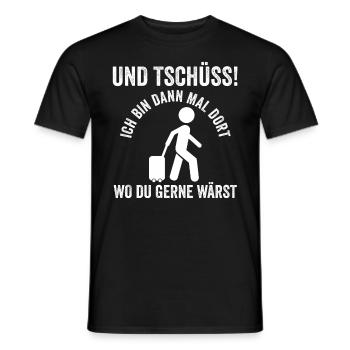 Sommerurlaub Urlauber Urlaub - Männer T-Shirt - Schwarz - Vorne - AI Model Male 178 light (178cm)