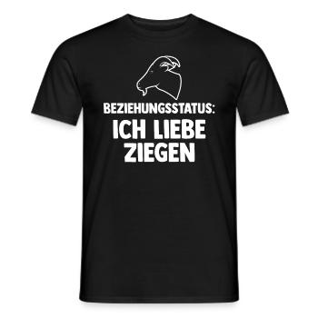 Bauernhof Landwirt Bauer Ziegen - Männer T-Shirt - Schwarz - Vorne - AI Model Male 178 light (178cm)