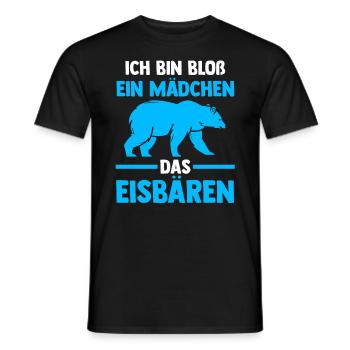 Eisbär Eisbären - Männer T-Shirt - Schwarz - Vorne - AI Model Male 178 light (178cm)