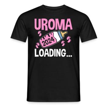 Urgroßmutter 2024 Uroma - Männer T-Shirt - Schwarz - Vorne - AI Model Male 178 light (178cm)