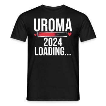 Urgroßmutter 2024 Uroma - Männer T-Shirt - Schwarz - Vorne - AI Model Male 178 light (178cm)