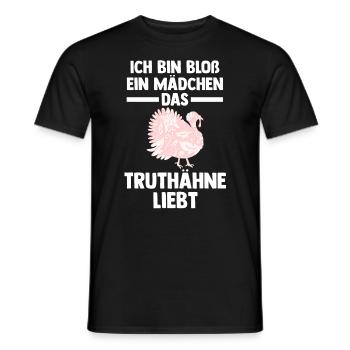 Truthuhn Truthahn - Männer T-Shirt - Schwarz - Vorne - AI Model Male 178 light (178cm)