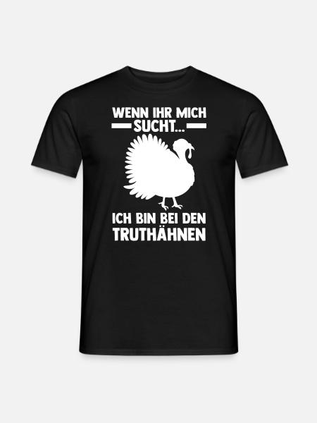 Truthuhn Truthahn - Männer T-Shirt - Schwarz