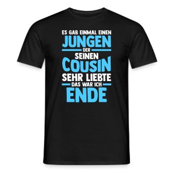 Cousins Cousin - Männer T-Shirt - Schwarz - Vorne - AI Model Male 178 light (178cm)