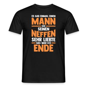 Neffe Pate Patenonkel Onkel - Männer T-Shirt - Schwarz - Vorne - AI Model Male 178 light (178cm)