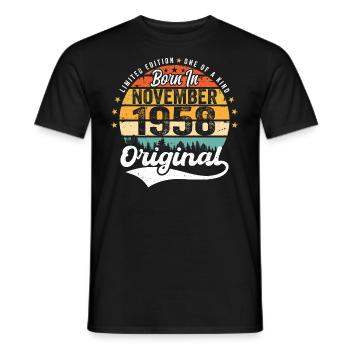 Legendary since November 1958 - 1958 - Men's T-Shirt - black - Front - AI Model Male 178 light (178cm)