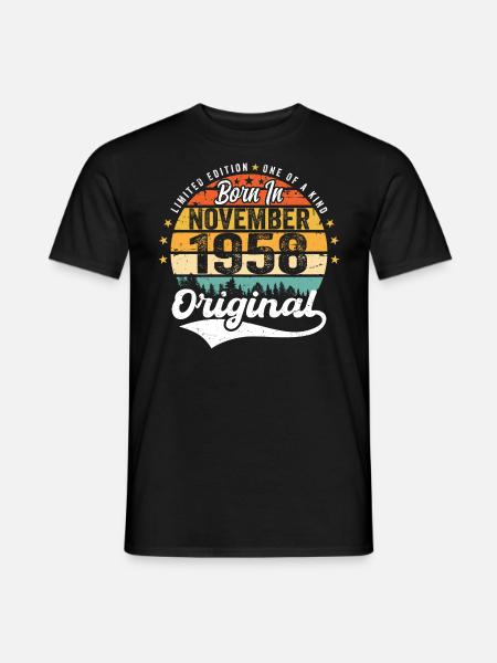 Legendary since November 1958 - 1958 - Men's T-Shirt - black