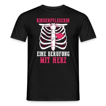 Erzieherin Kindergärtnerin Kinderpflegerin - Männer T-Shirt - Schwarz - Vorne - AI Model Male 178 light (178cm)