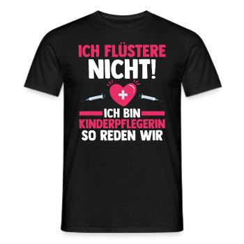 Erzieherin Kindergärtnerin Kinderpflegerin - Männer T-Shirt - Schwarz - Vorne - AI Model Male 178 light (178cm)