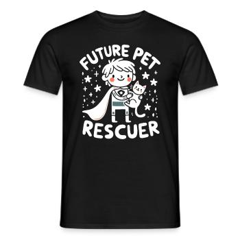 Future Pet Rescuer - Your Compassion - Männer T-Shirt - Schwarz - Vorne - AI Model Male 178 light (178cm)