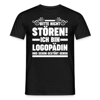 Logopädie Logopädin - Männer T-Shirt - Schwarz - Vorne - AI Model Male 178 light (178cm)