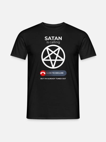Appel satanique ignoré - de la culture pop - T-shirt homme - noir